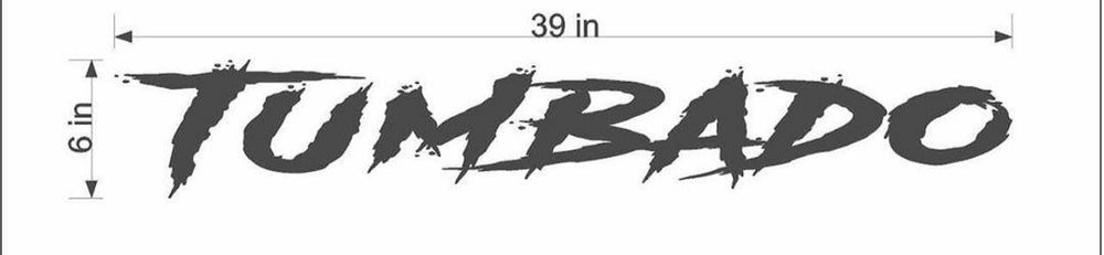 BIG Windshield Decals / STICKERS (TUMBADO) ⬆️ALL COLORS⬆️