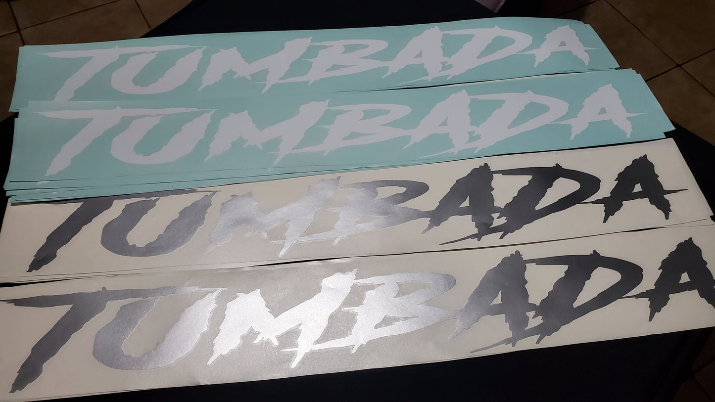 BIG Windshield Decals / STICKERS (TUMBADO) ⬆️ALL COLORS⬆️