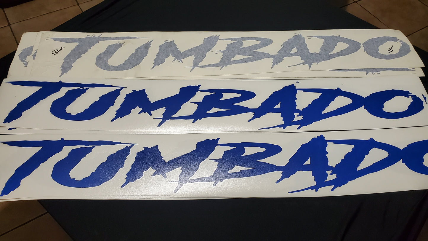 BIG Windshield Decals / STICKERS (TUMBADO) ⬆️ALL COLORS⬆️