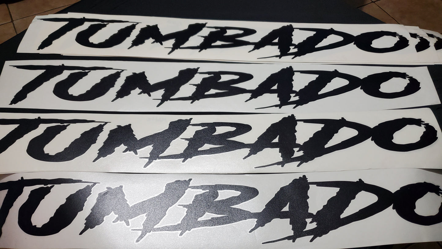 BIG Windshield Decals / STICKERS (TUMBADO) ⬆️ALL COLORS⬆️