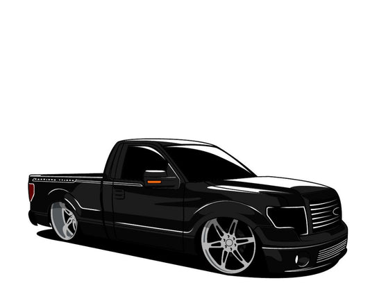 Slammed f150 Decal