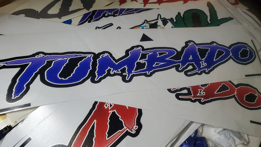 BLUE TUMBADO Windshield Decal (DIGITAL)