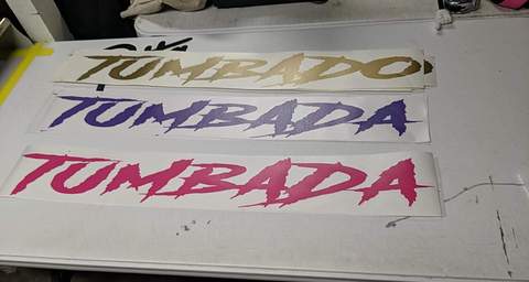 SMALL TUMBADA DECALS